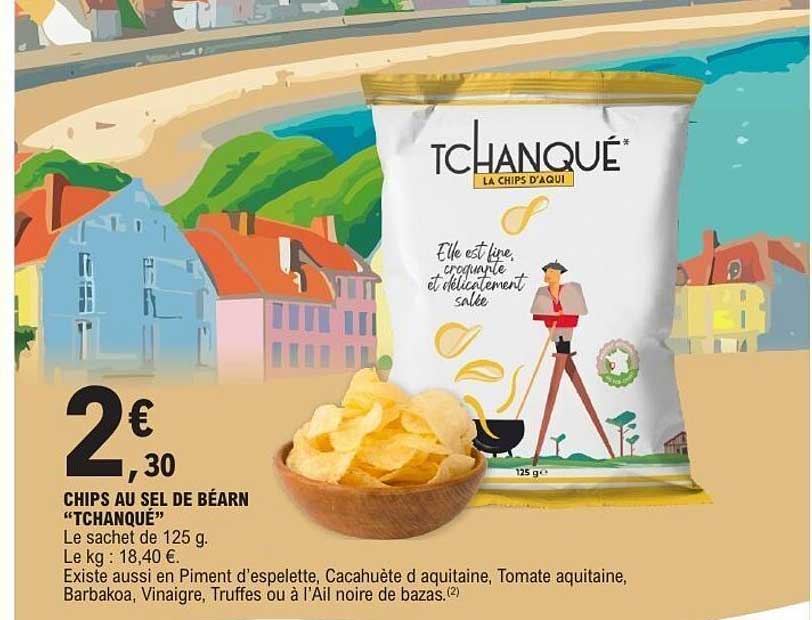 CHIPS AU SEL DE BÉARN “TCHANQUÉ”