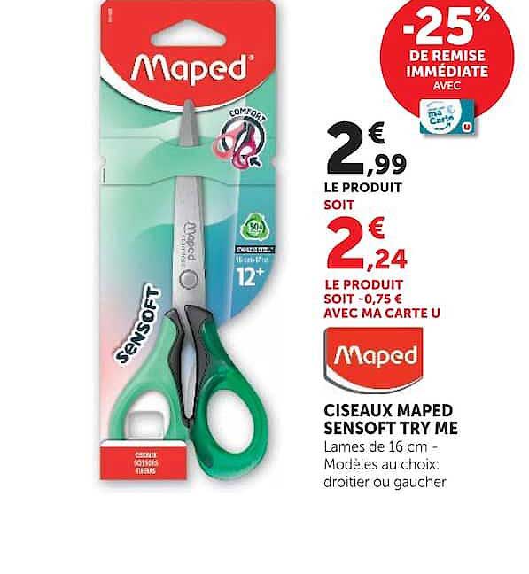 CISEAUX MAPED SENSOFT TRY ME
