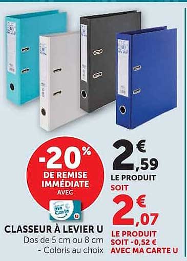CLASSEUR À LEVIER U