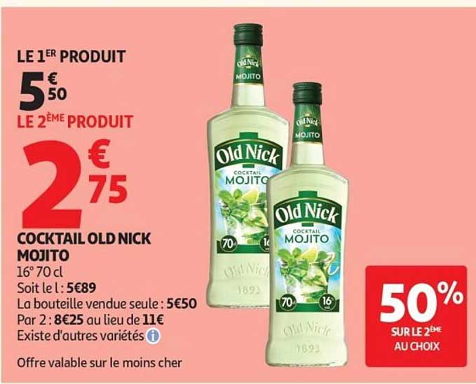 COCKTAIL OLD NICK MOJITO