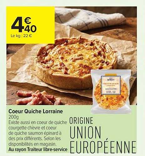 Coeur Quiche Lorraine