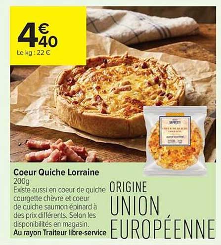 Coeur Quiche Lorraine