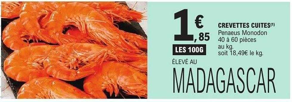 CREVETTES CUITES(1)