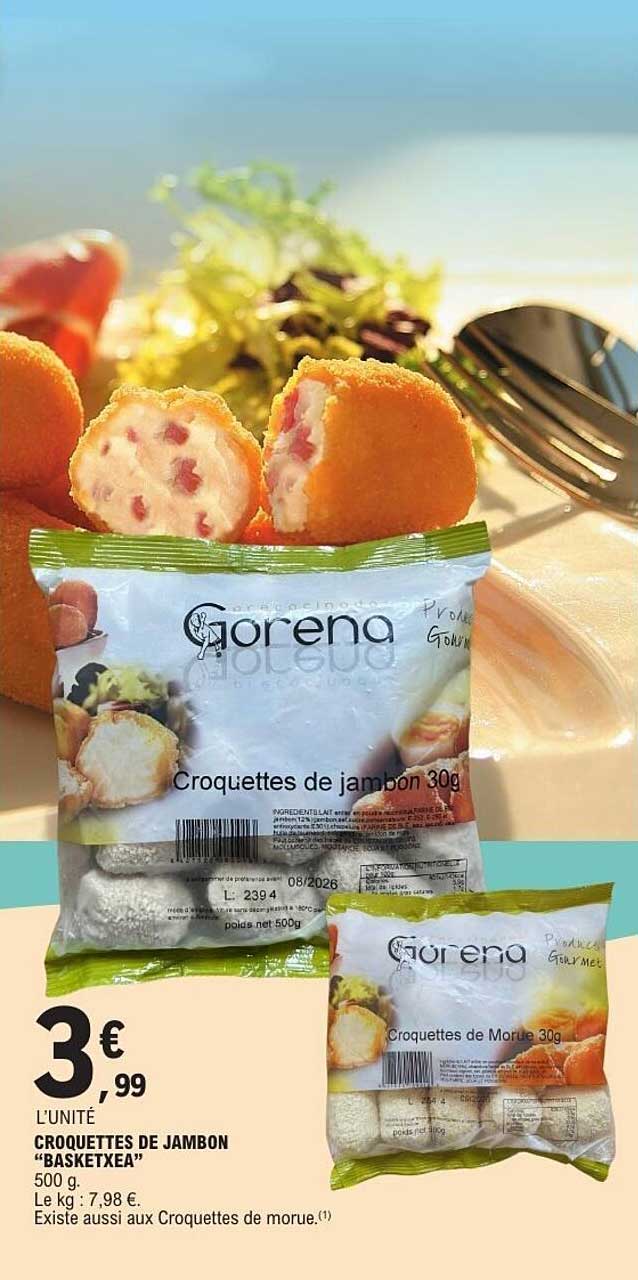 CROQUETTES DE JAMBON “BASKETXEA”