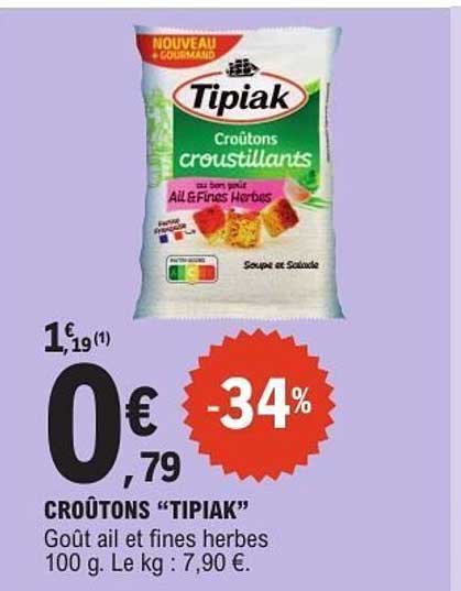 CROÛTONS “TIPIAK”
