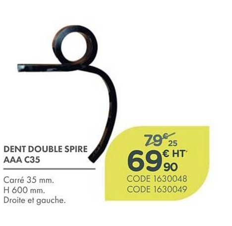 DENT DOUBLE SPIRE AAA C35