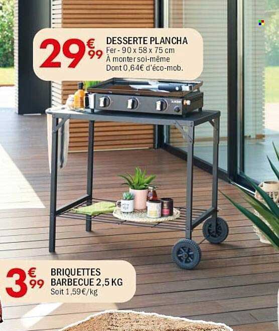 DESSERTE PLANCHA