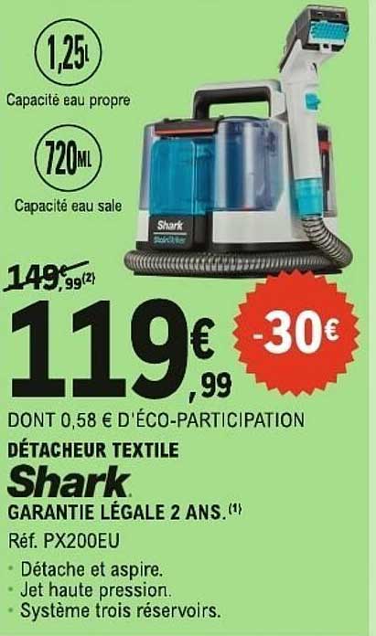 DÉTACHEUR TEXTILE Shark