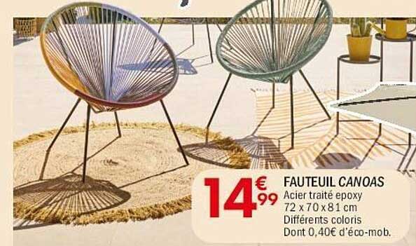 FAUTEUIL CANOAS