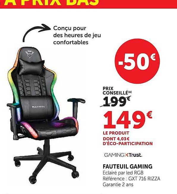 FAUTEUIL GAMING