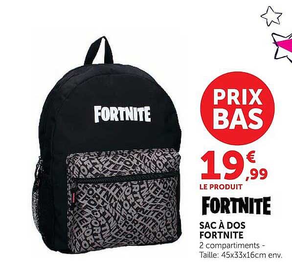 FORNITE SAC À DOS FORTNITE