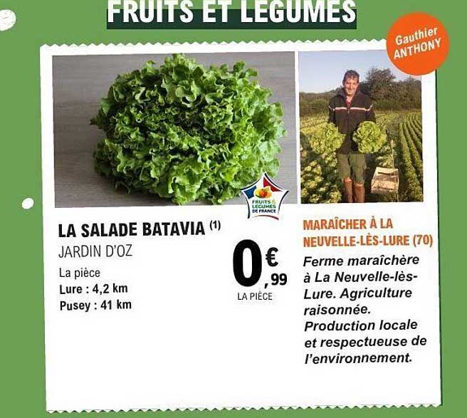 FRUITS ET LEGUMES