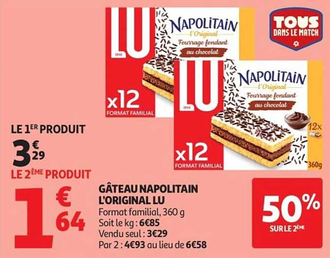 GÂTEAU NAPOLITAIN L'ORIGINAL LU