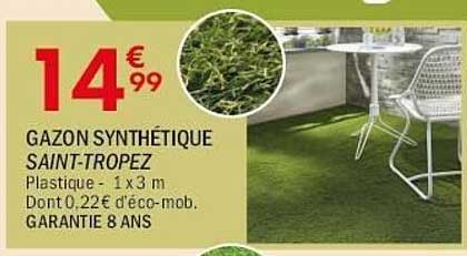 GAZON SYNTHÉTIQUE SAINT-TROPEZ
