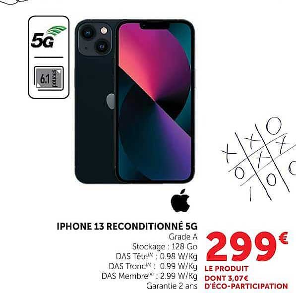 IPHONE 13 RECONDITIONNÉ 5G