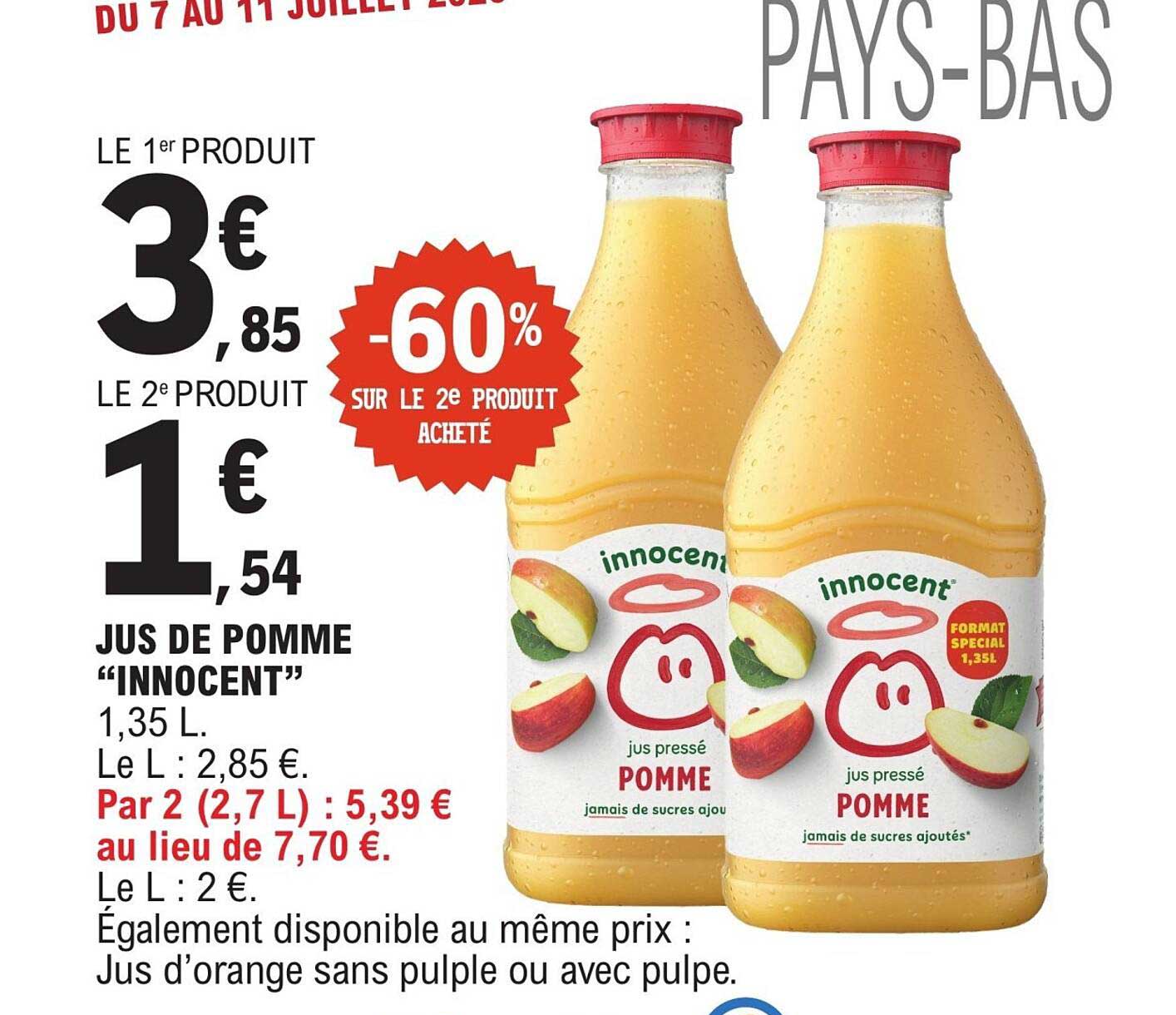 JUS DE POMME “INNOCENT”
