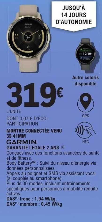 JUSQU'À 14 JOURS D'AUTONOMIE