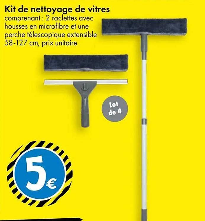 Kit de nettoyage de vitres