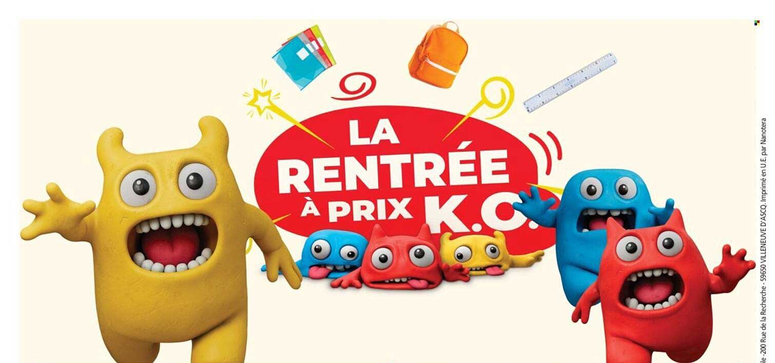 LA RENTRÉE À PRIX K.O