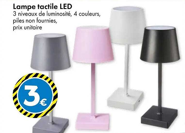 Lampe tactile LED
