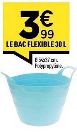 LE BAC FLEXIBLE 30 L