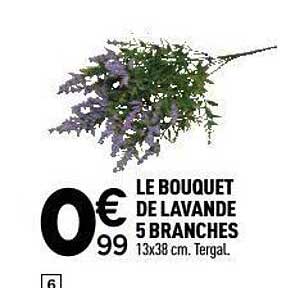 LE BOUQUET DE LAVANDE 5 BRANCHES