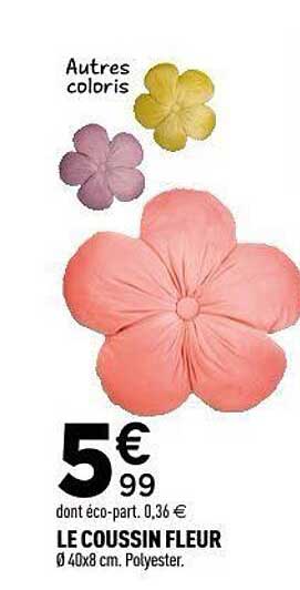 LE COUSSIN FLEUR
