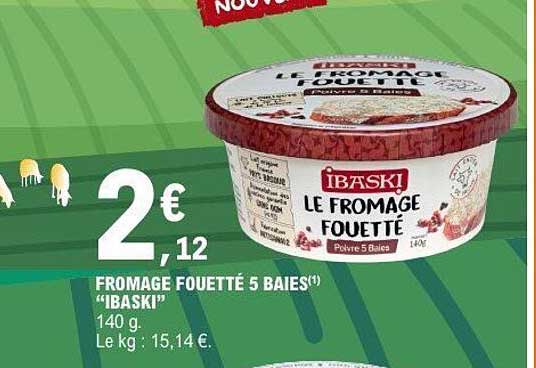 LE FROMAGE FOUETTÉ 5 BAIES "IBASKI"