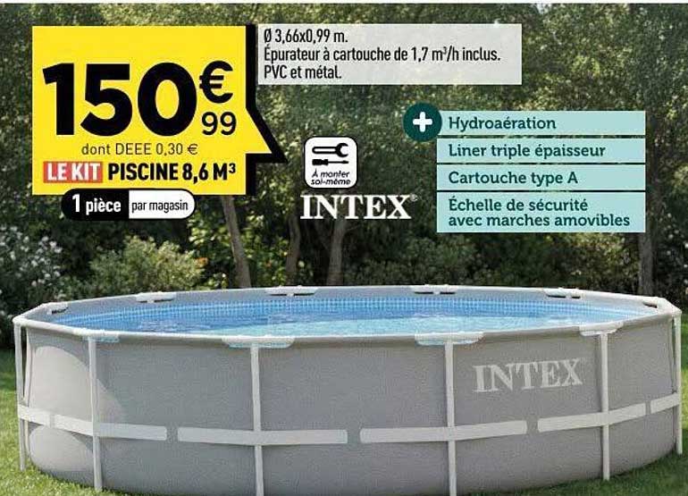 LE KIT PISCINE 8,6 M3