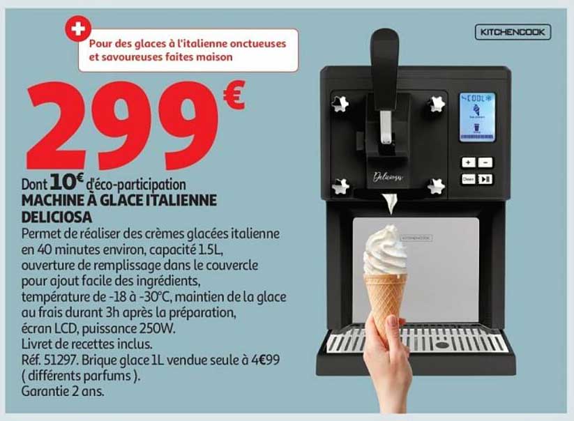 MACHINE À GLACE ITALIENNE DELICIOSA