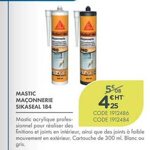 MASTIC MAÇONNERIE SIKASEAL 184