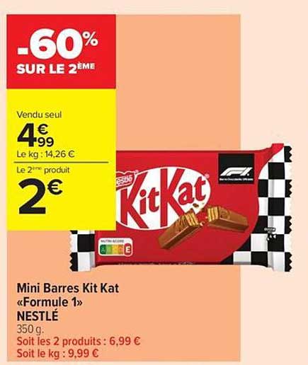 Mini Barres Kit Kat «Formule 1» NESTLÉ
