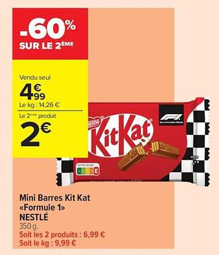 Mini Barres Kit Kat «Formule 1» NESTLÉ