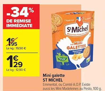 Mini galette ST MICHEL