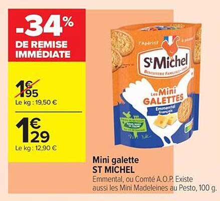 Mini galette ST MICHEL
