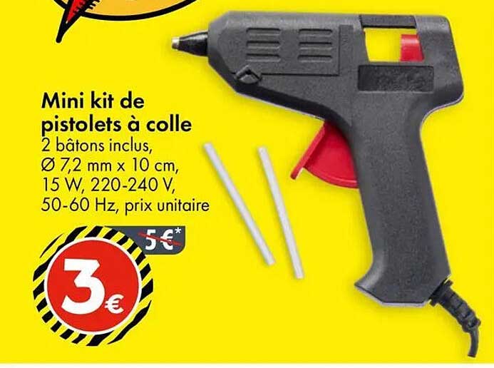 Mini kit de pistolets à colle