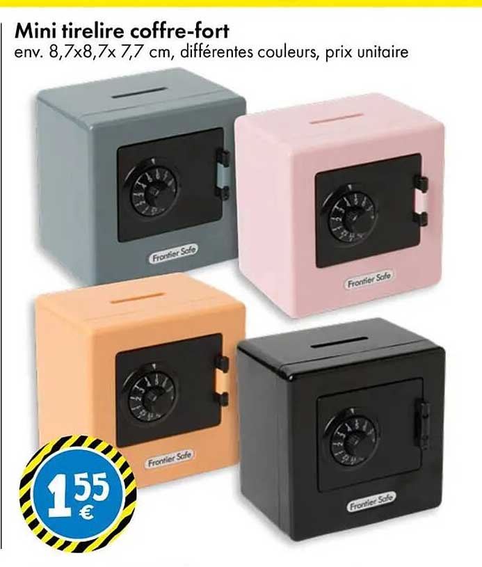 Mini tirelire coffre-fort