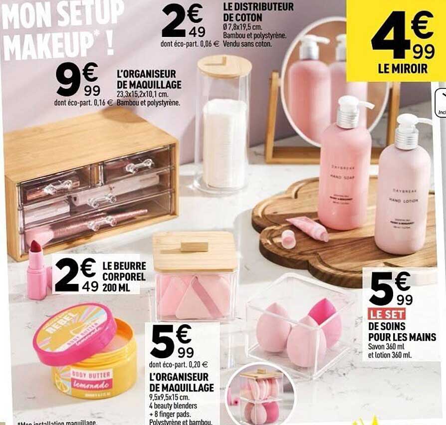 MON SET UP MAKEUP !