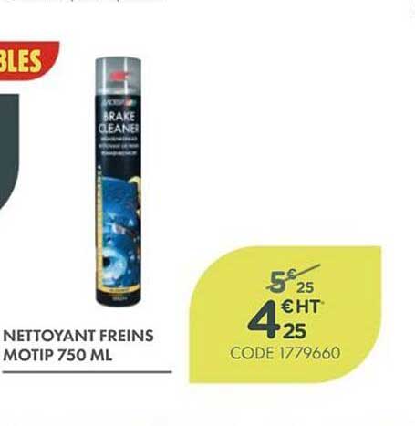 NETTOYANT FREINS MOTIP 750 ML
