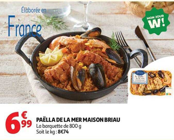 PAËLLA DE LA MER MAISON BRIAU