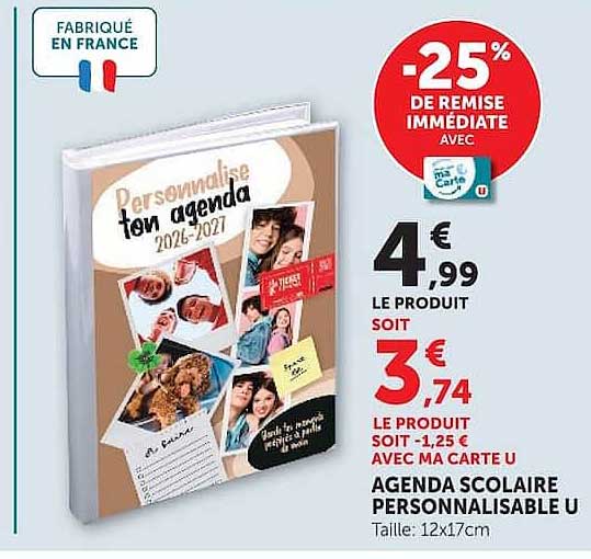 Personnalise ton agenda 2026-2027