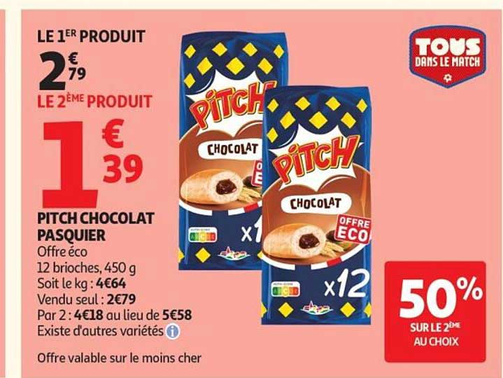 PITCH CHOCOLAT PASQUIER