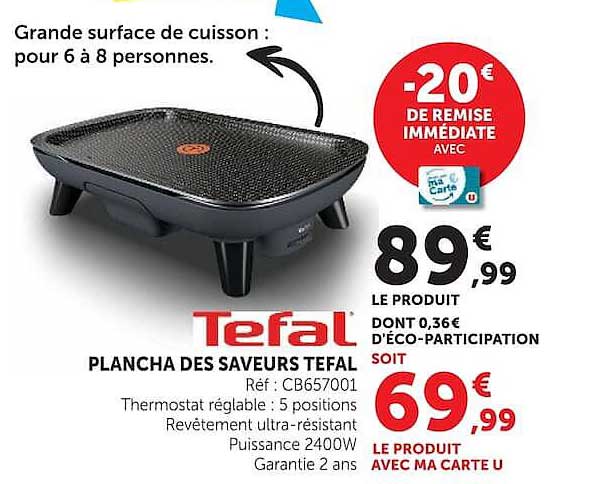 PLANCHA DES SAVEURS TEFAL