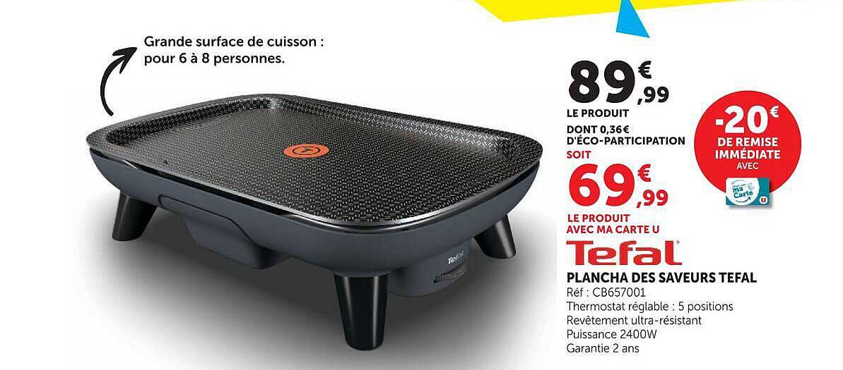 PLANCHA DES SAVEURS TEFAL