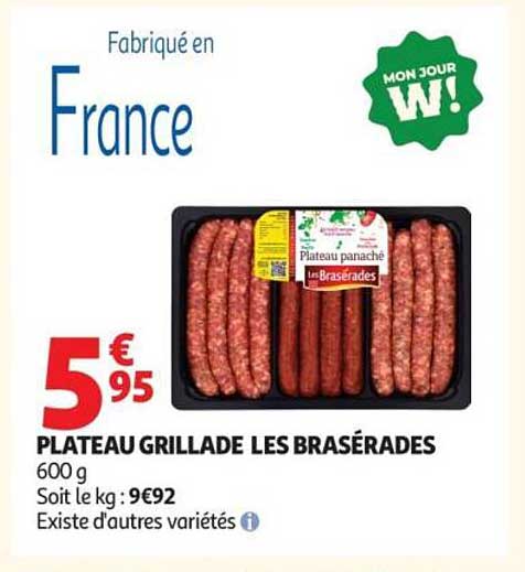 PLATEAU GRILLADE LES BRASÉRADES