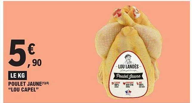 POULET JAUNE(1)(4) “LOU CAPEL”