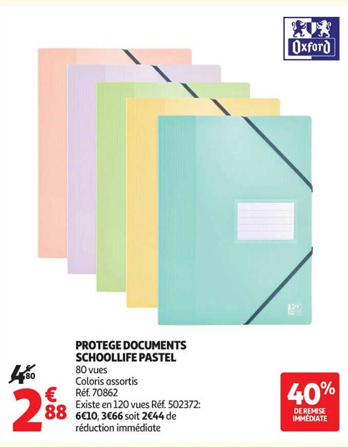 PROTEGE DOCUMENTS SCHOOLLIFE PASTEL