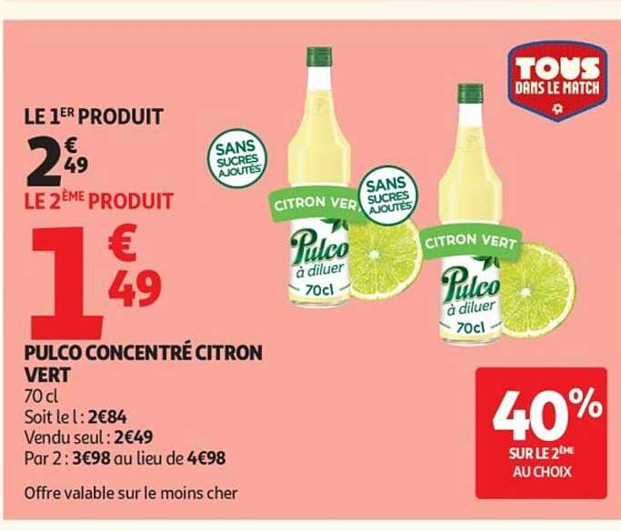 PULCO CONCENTRÉ CITRON VERT 70 cl