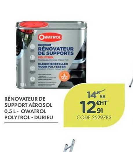 RÉNOVATEUR DE SUPPORT AÉROSOL 0,5 L - OWA TROL POLYTROL - DURIEU