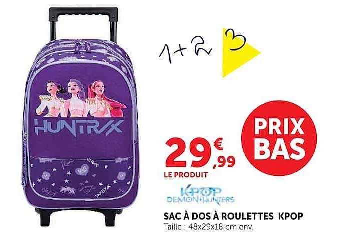 SAC À DOS À ROULETTES KPOP